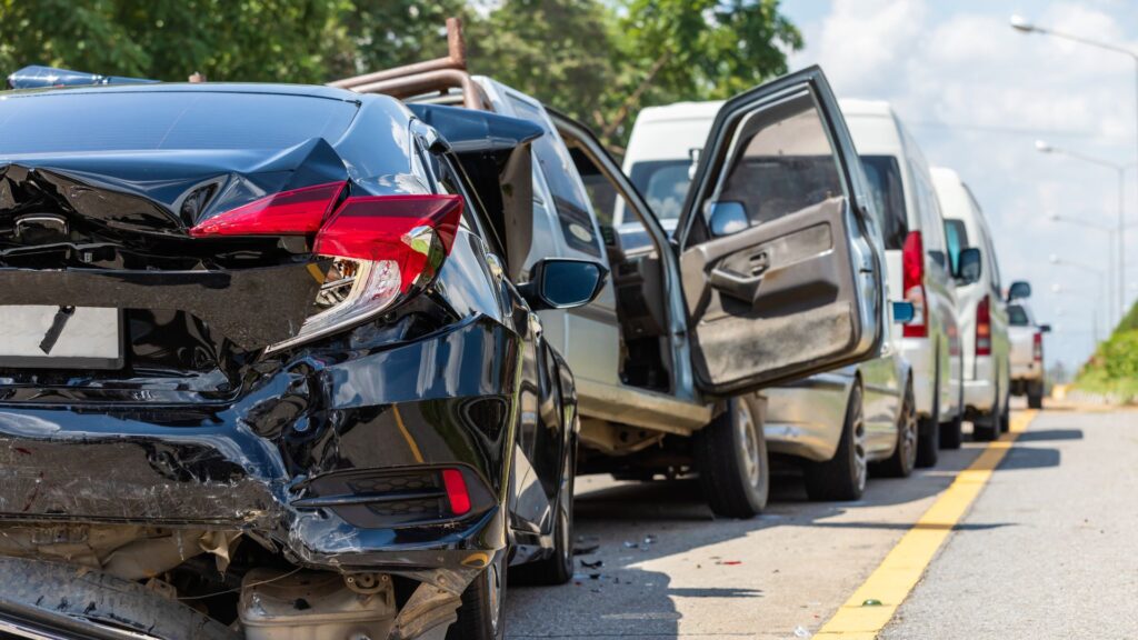 rear ended while stopped 19203761080