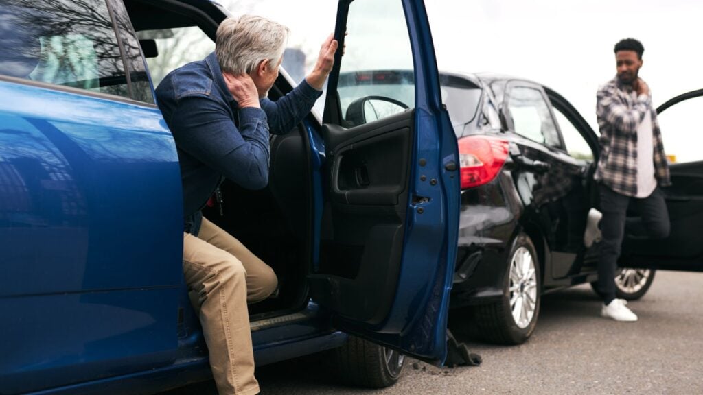 rear ended while stopped 19203771080